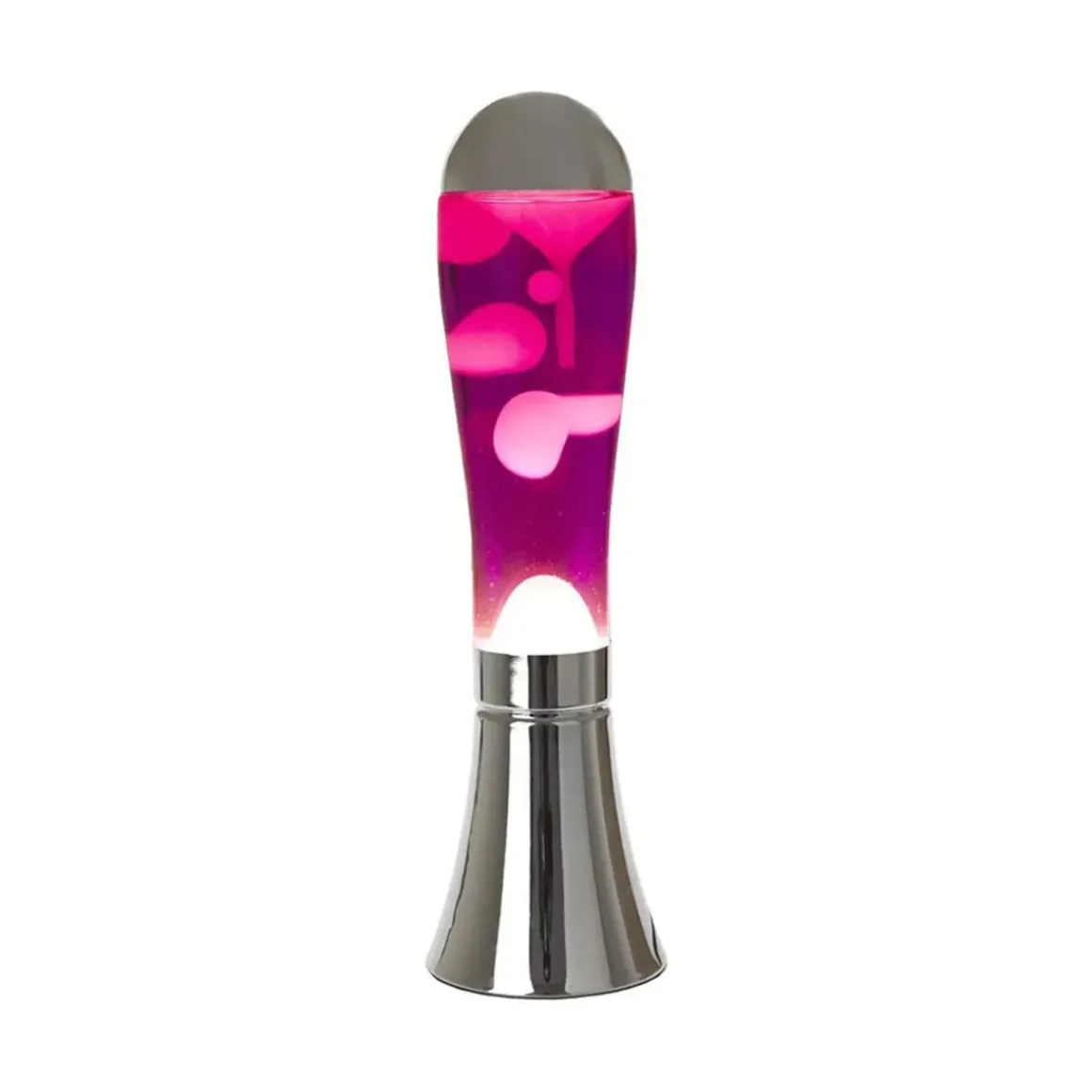 Lampe Lava Magma Argenté