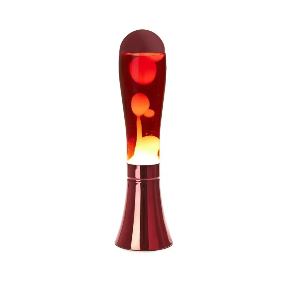 Lampe Lava Magma Rouge u0026 Aluminium