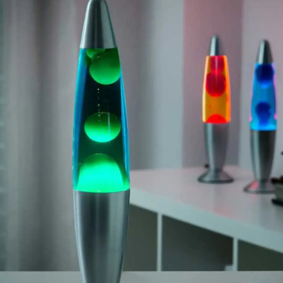 Lampe Lava Magma - Vert