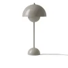 Lampe à poser Flowerpot VP3 by Verner Panton - Gris beige