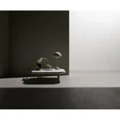 Lampe à poser Flowerpot VP3 by Verner Panton - Gris beige