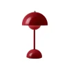 Lampe à poser Flowerpot VP9 Sans fil - Rouge Vermillion
