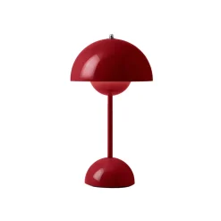 Lampe à poser Flowerpot VP9 Sans fil - Rouge Vermillion