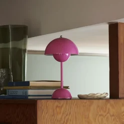 Lampe à poser Flowerpot VP9 Sans fil - Rose Tangy
