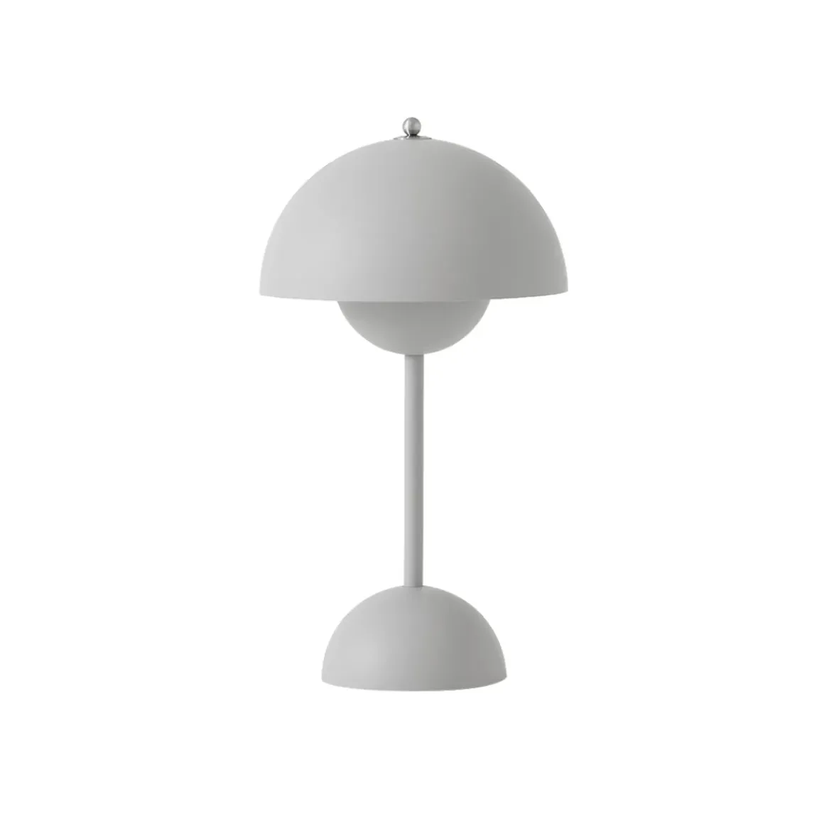 Lampe à poser Flowerpot VP9 Sans fil Gris clair mat