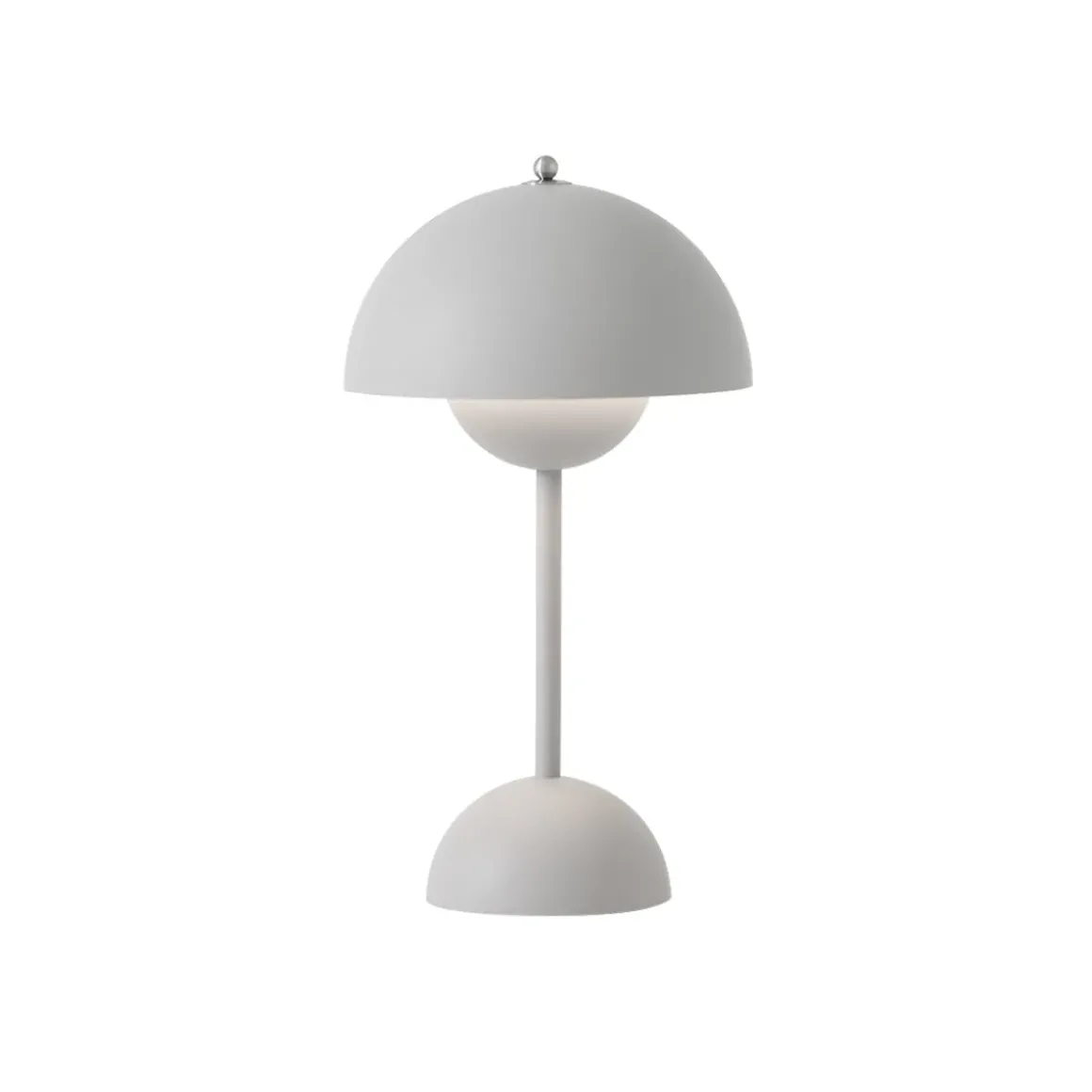 Lampe à poser Flowerpot VP9 Sans fil Gris clair mat
