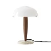 Lampe à poser Herman SHY3 - Noyer u0026 Marbre Crème