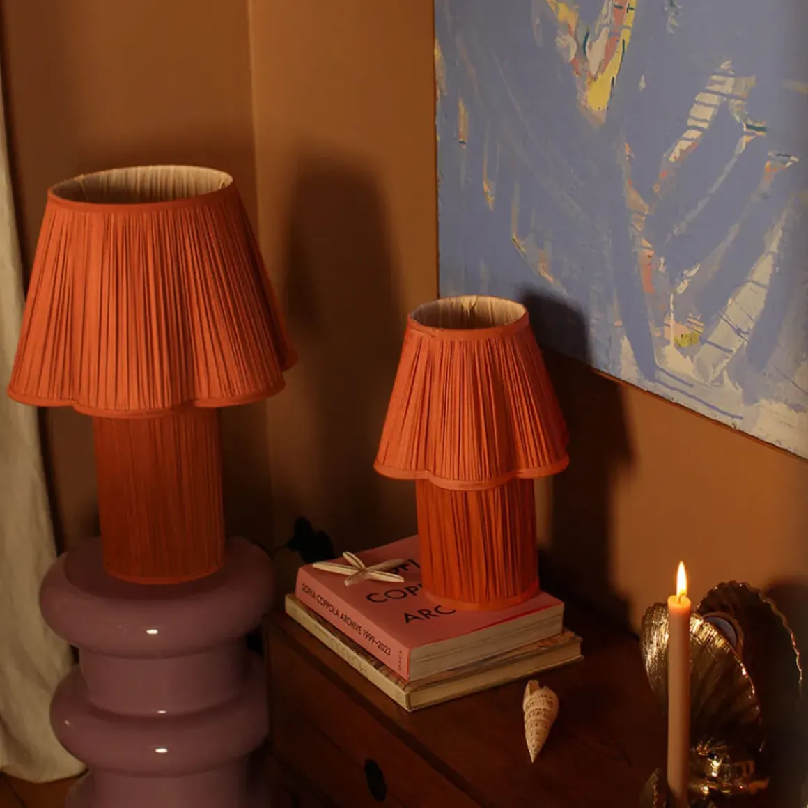 Lampe à poser Myra Silk Bronze