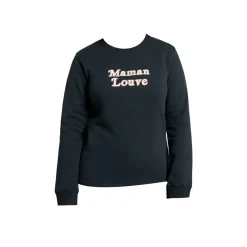 Le Sweat Maman Louve - Charbon