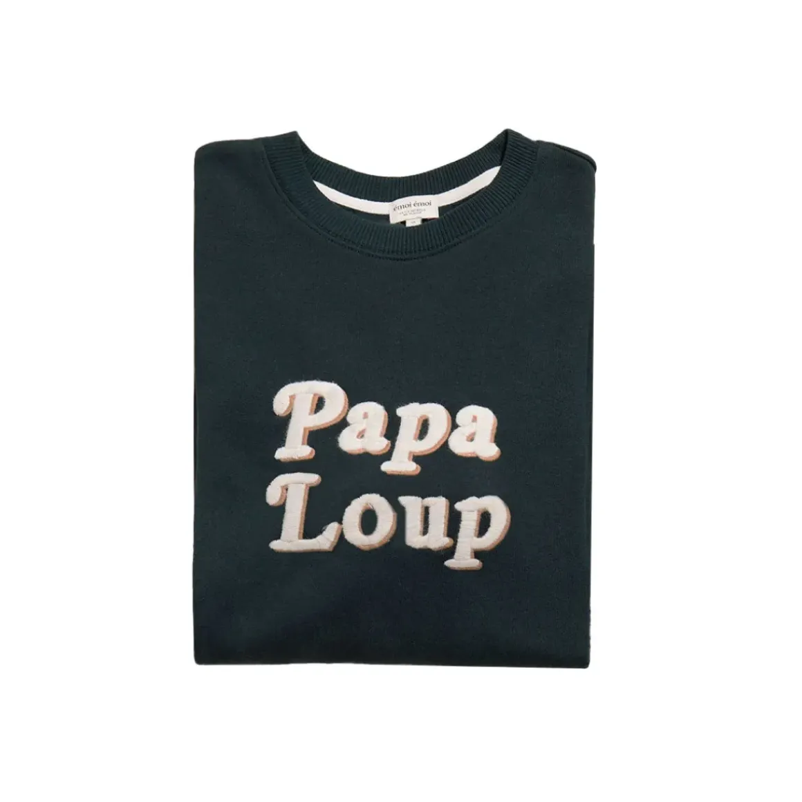 Le Sweat Papa Loup - Charbon