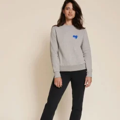Le Sweat We Are Family Femme - Gris