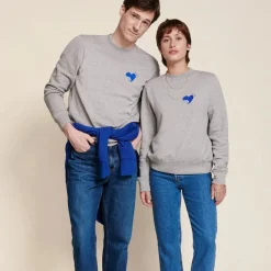 Le Sweat We Are Family Femme - Gris