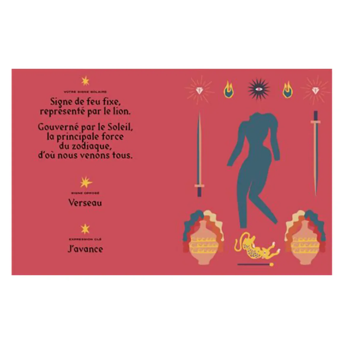 Livre Astrologie signe Lion