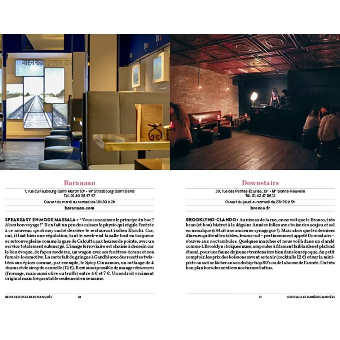 Livre Paris Bars u0026 Restos Planques 2022