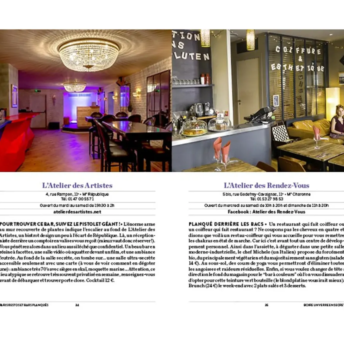Livre Paris Bars u0026 Restos Planques 2022
