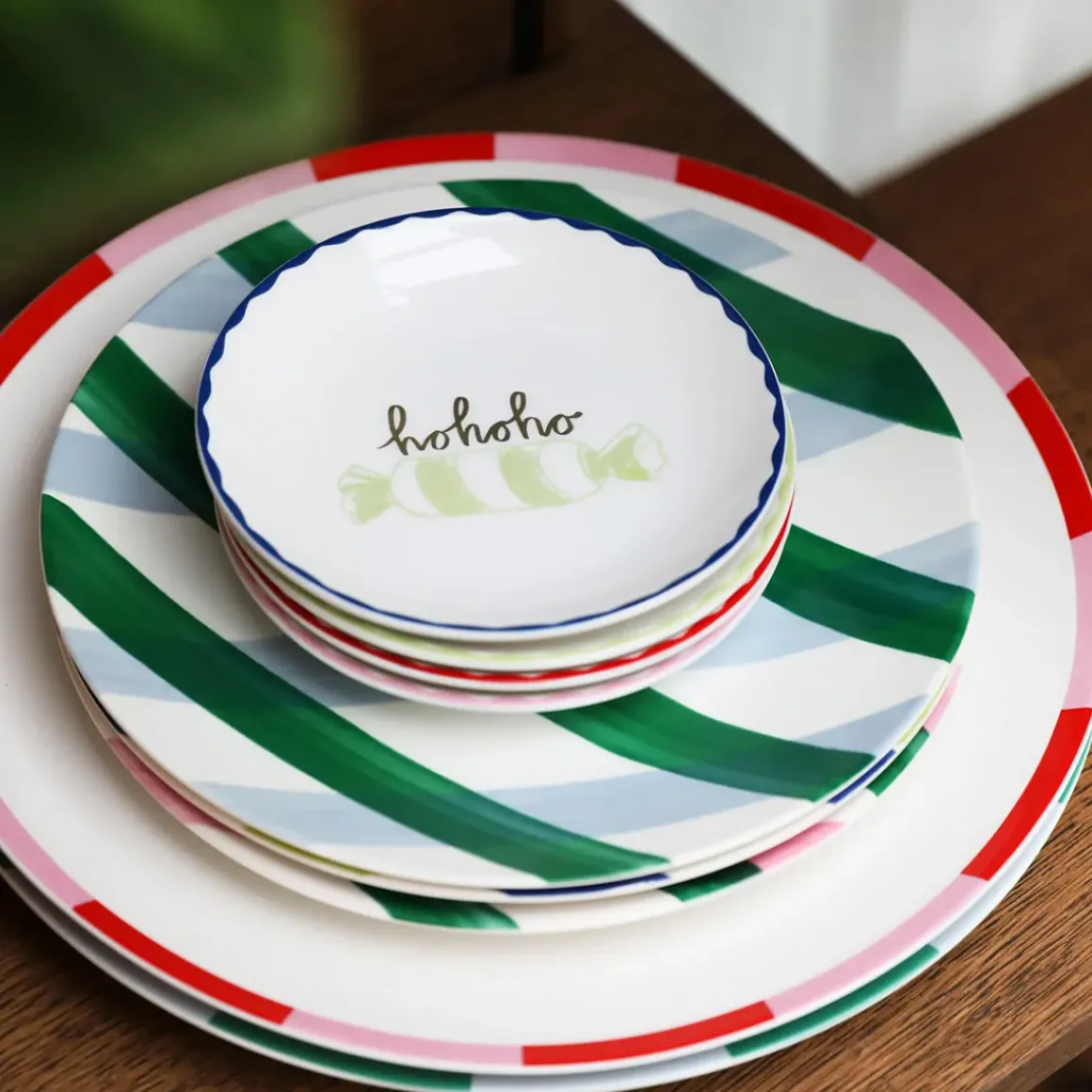 Lot de 4 assiettes Bliss