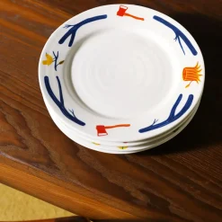 Lot de 4 assiettes Haines - L