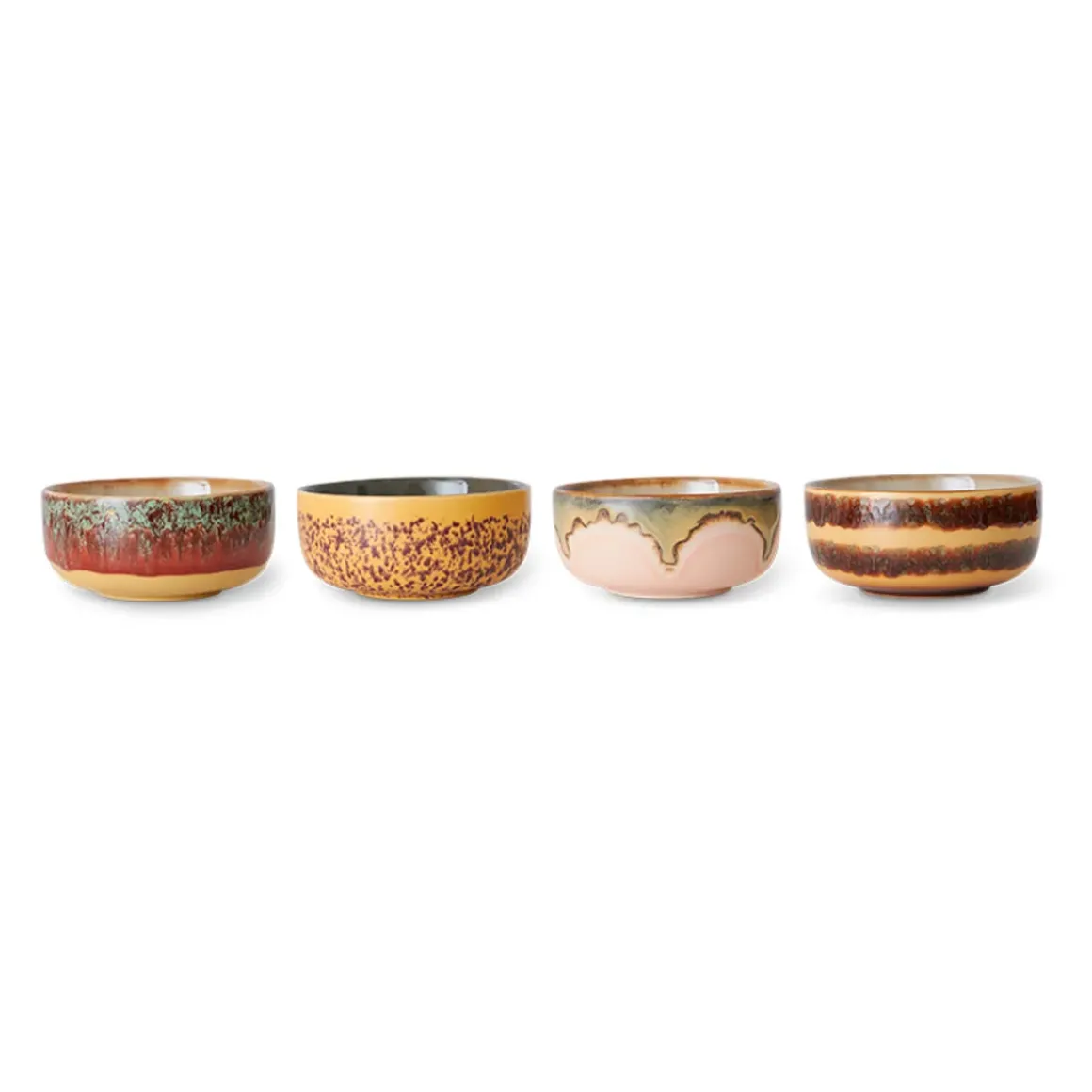 Lot de 4 Bols à Dessert Harbour 70s - ø 12,5 cm