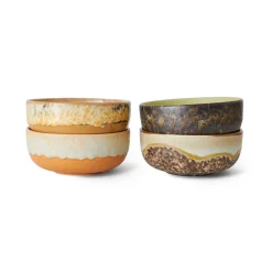Lot de 4 Bols à Tapas Drift 70s - ø 11 cm