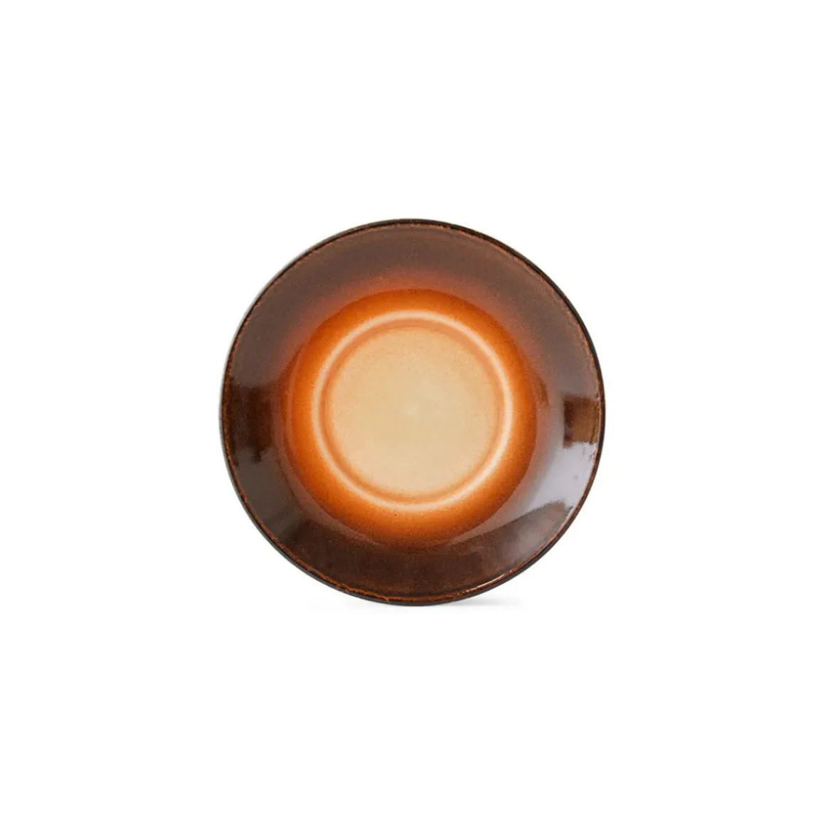 Lot de 4 Soucoupes Roasts en Céramique 70'S - 11.5 x 1.8 cm