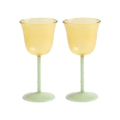 Lot de 2 verres à vin - Dot