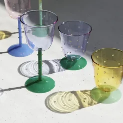Lot de 2 verres à vin - Dot