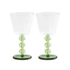 Lot de 2 verres à vin - Petal