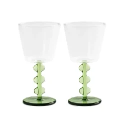 Lot de 2 verres à vin - Petal