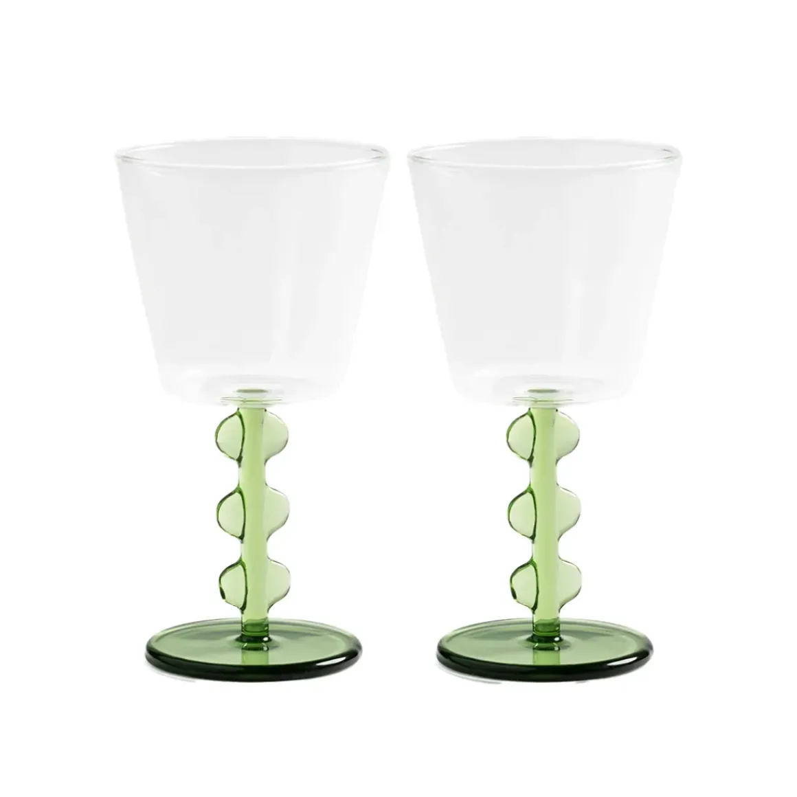Lot de 2 verres à vin - Petal