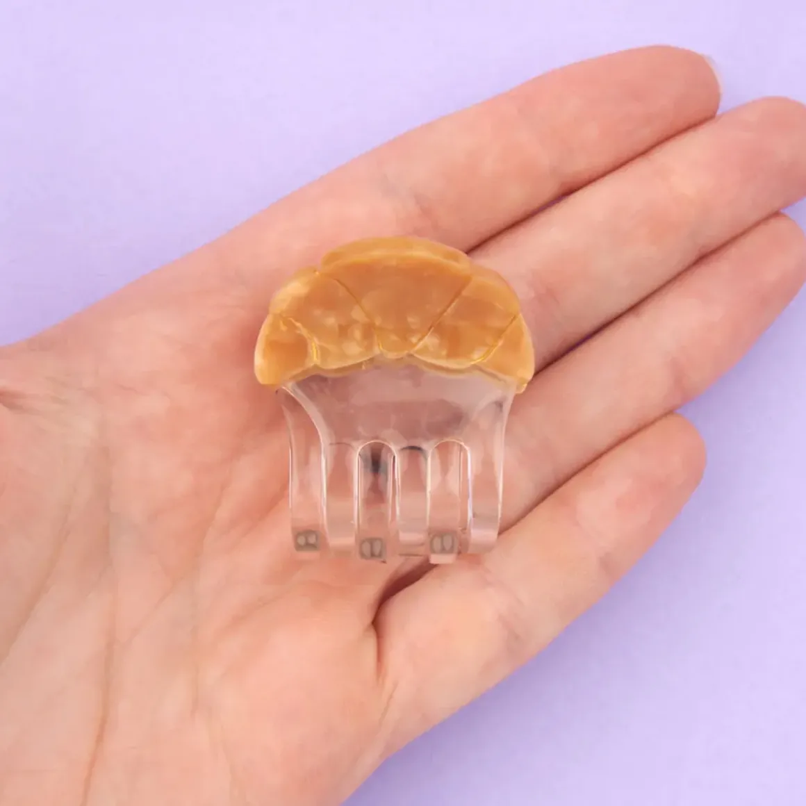 Mini Pince à Cheveux Croissant