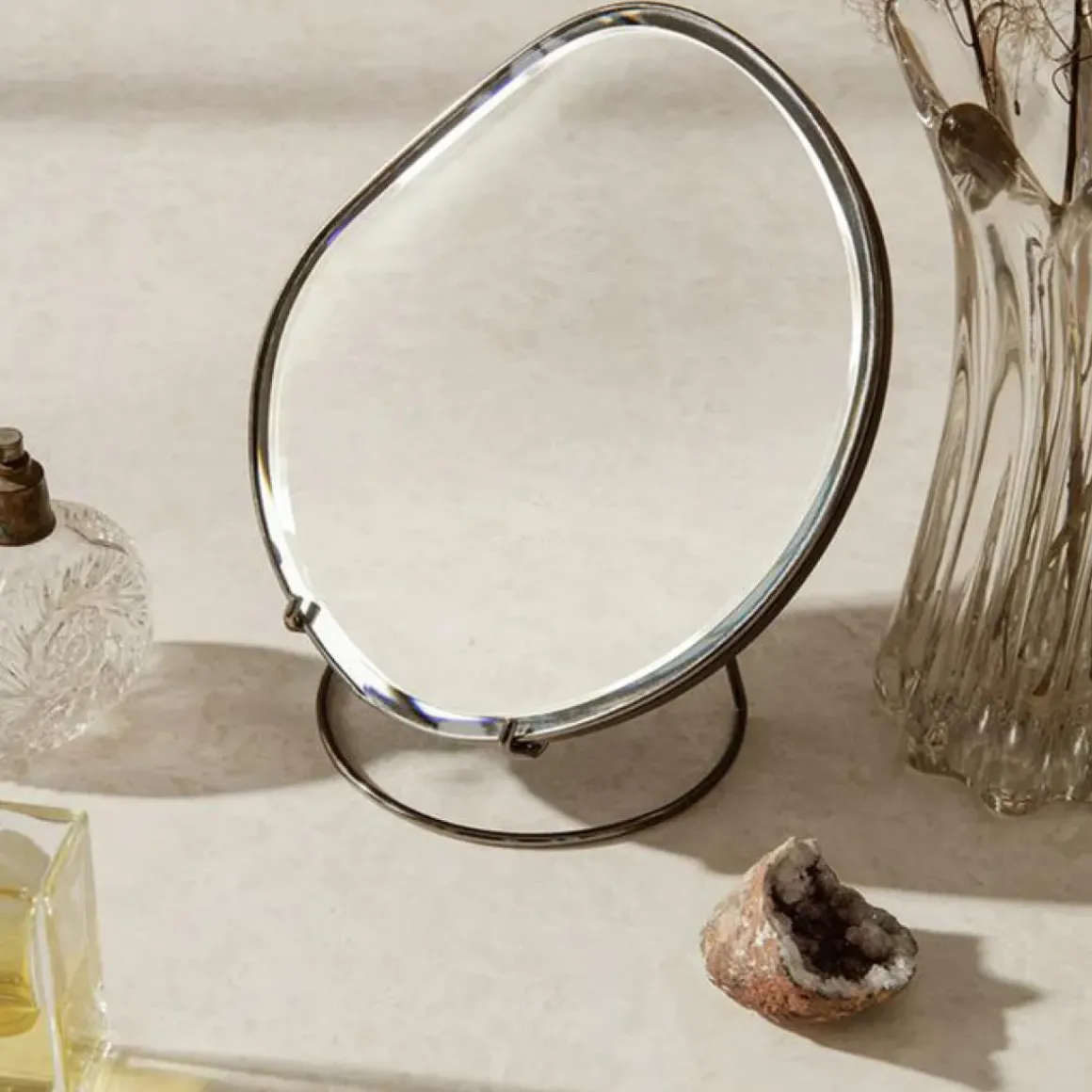 Miroir de table Pond - h 23 cm