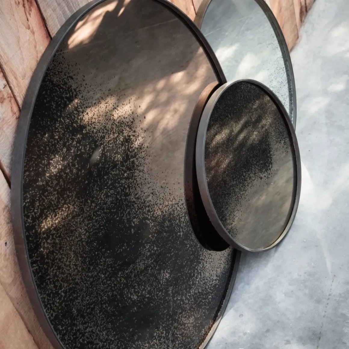 Miroir vieilli - Ø 61 cm