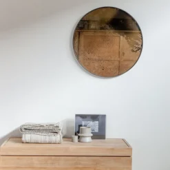 Miroir vieilli - Ø 92 cm