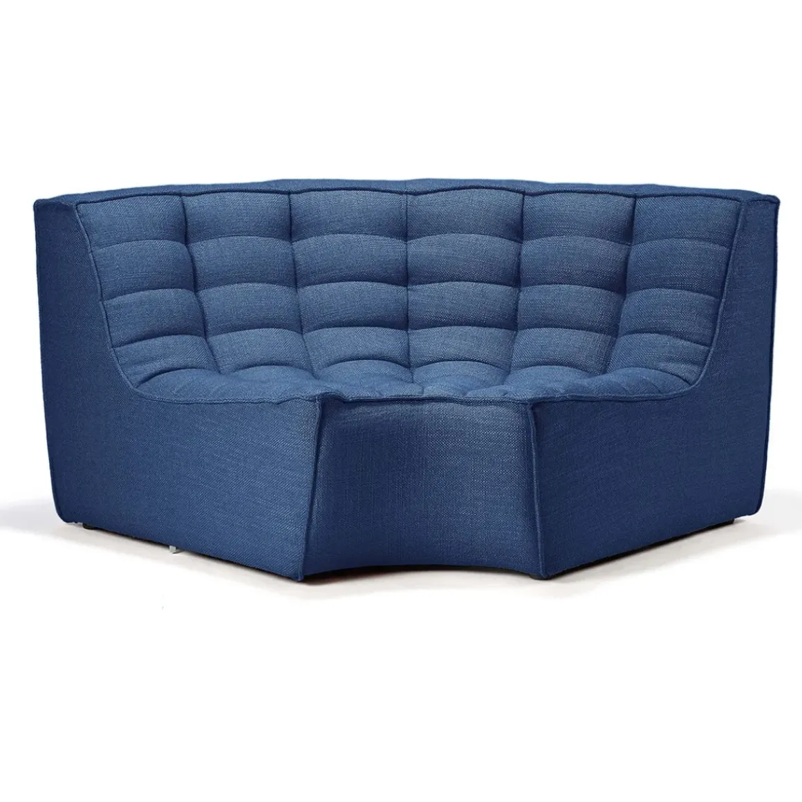 Module d'angle arrondi canapé N701 - Bleu