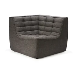 Module d'angle canapé N701 - Gris foncé