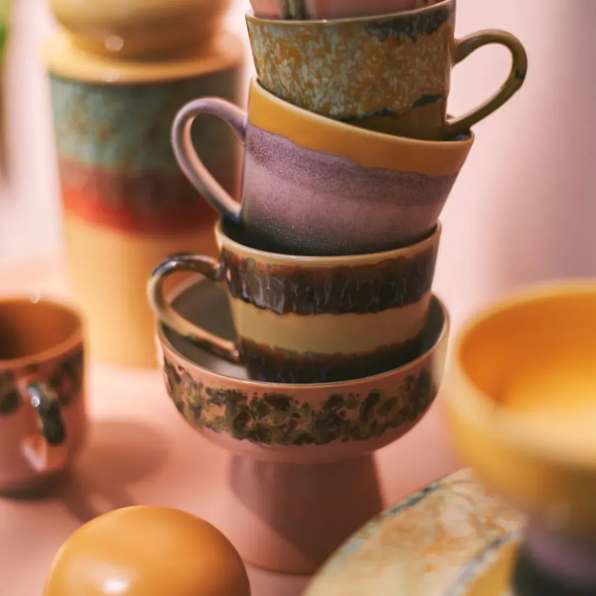 Mug Cappuccino Cliffs 70's - 12 cm x 9,5 cm