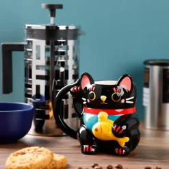 Mug Chat Noir Maneki Neko