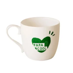 Mug Coeur Papa Cool - Vert Sapin