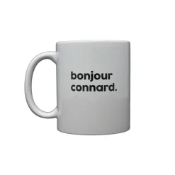 Mug en porcelaine - Bonjour Connard