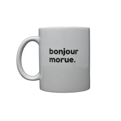 Mug en porcelaine - Bonjour Morue