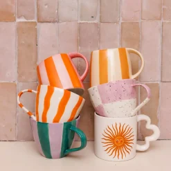 Mug rayé - 8.5 cm