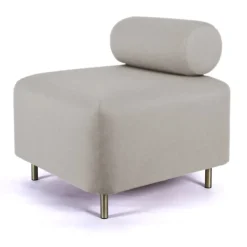 Ottoman Bovari Velours Beige Riviera 21