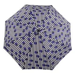 Parapluie à manche Tête de Canard - Polka Stripe