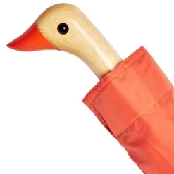 Parapluie à manche Tête de Canard - Orange Peach