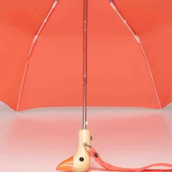 Parapluie à manche Tête de Canard - Orange Peach