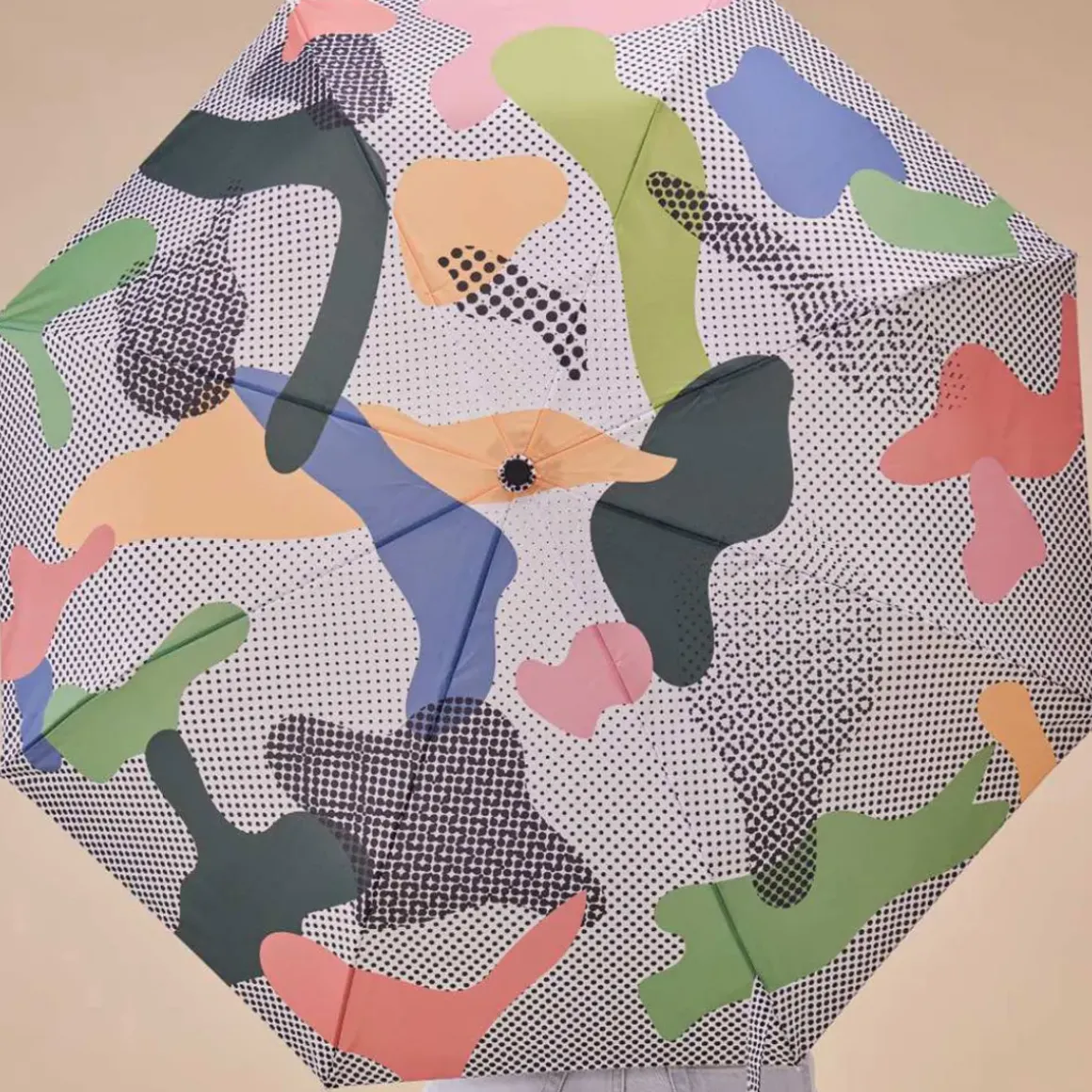 Parapluie à manche Tête de Canard - Dots