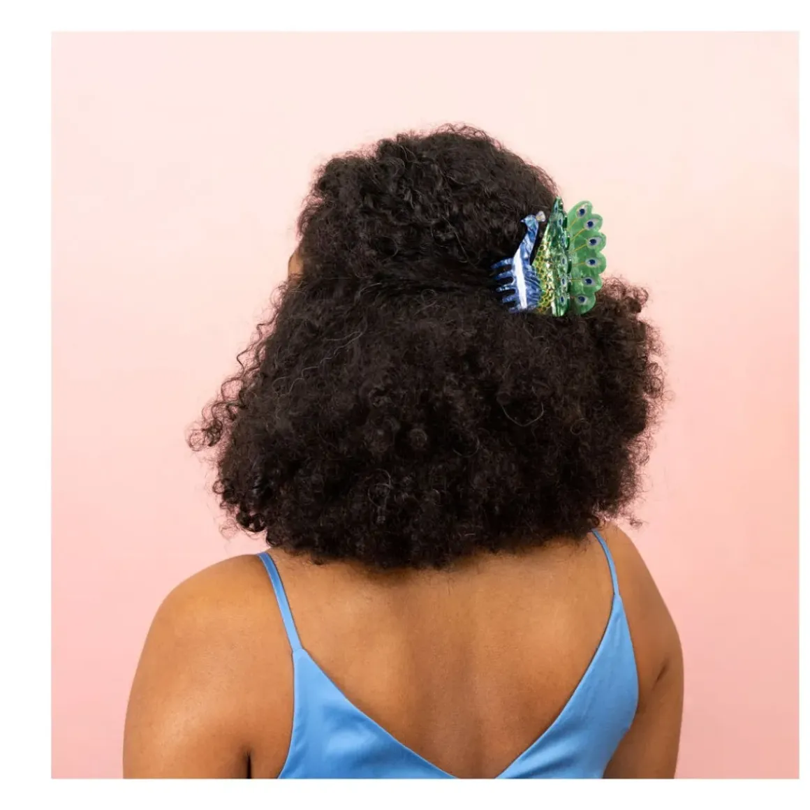 Pince à Cheveux - Paon