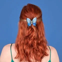 Pince à Cheveux Papillon - Bleu