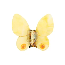 Pince à Cheveux Papillon - Jaune