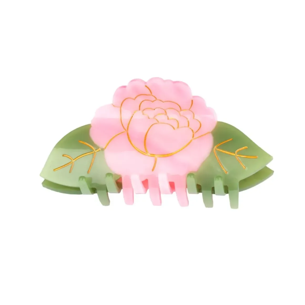 Pince à Cheveux Pivoine